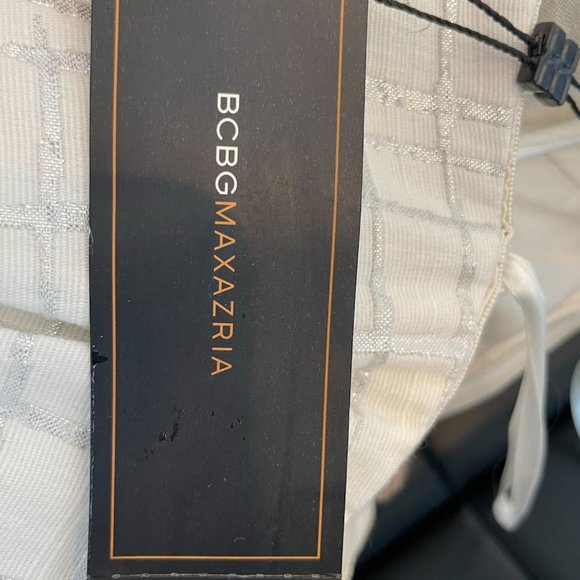 NWT BCBG MAXAZRIA cream woven jacquard dress - Picture 6 of 7